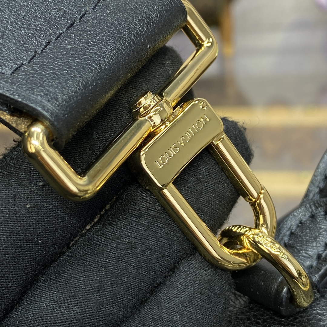 LV M80450 Louis Vuitton Utility Crossbody Bag Black - Default Title - View 7