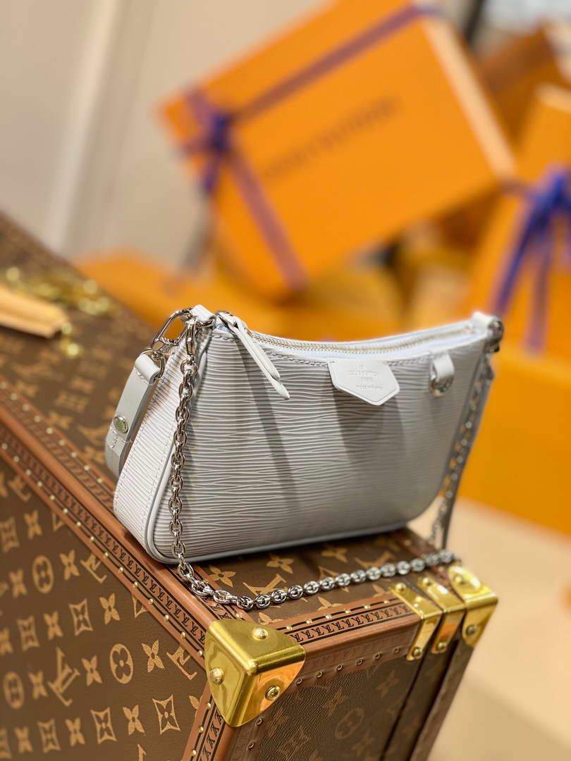 LV M80480 Louis Vuitton Easy Pouch On Strap M80483 Bag Light Blue - luxibagsmall