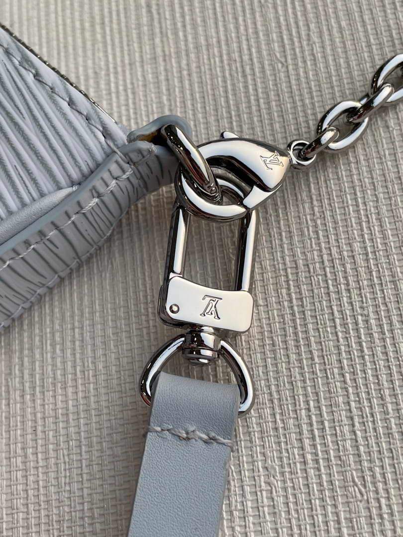 LV M80480 Louis Vuitton Easy Pouch On Strap M80483 Bag Light Blue - luxibagsmall