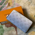 LV M80494 Louis Vuitton Zippy Wallet Gradient Blue