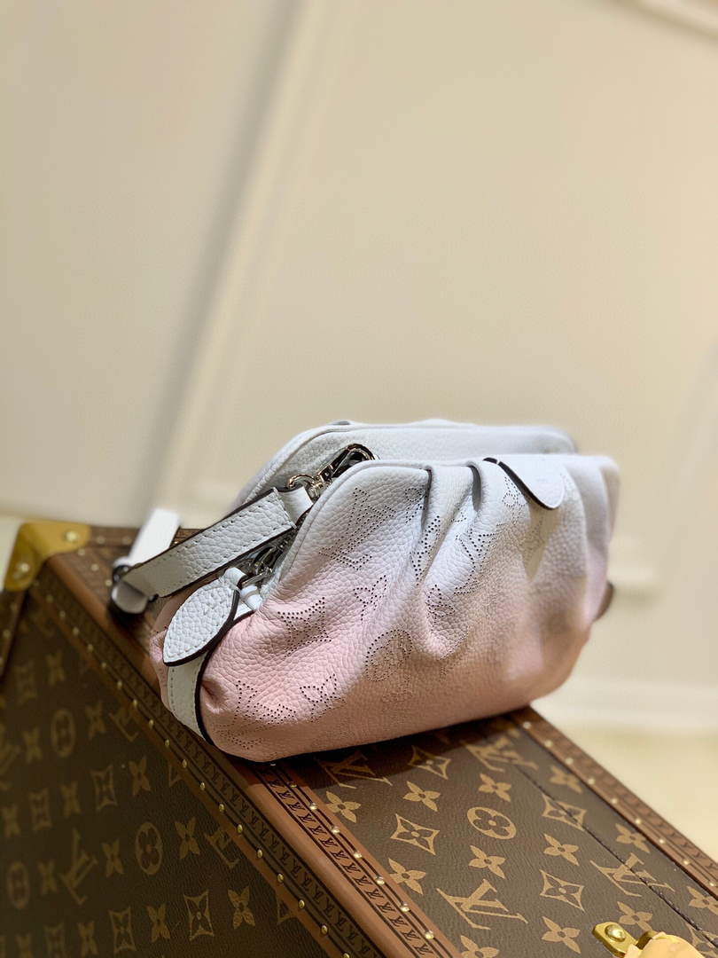LV M80497 Louis Vuitton Scala Mini Pouch Bag Beige and Pink - Default Title - View 2