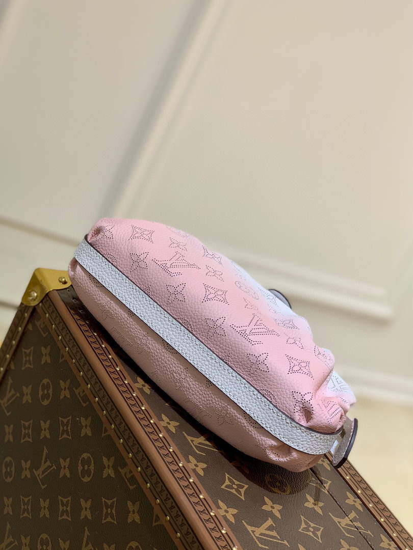 LV M80497 Louis Vuitton Scala Mini Pouch Bag Beige and Pink - Default Title - View 3