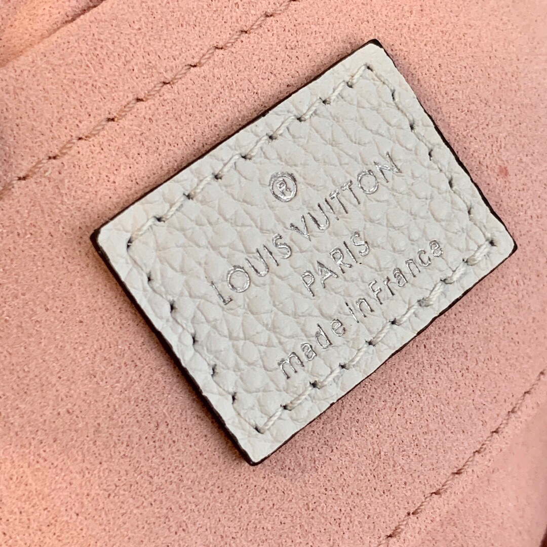 LV M80497 Louis Vuitton Scala Mini Pouch Bag Beige and Pink - Default Title - View 7