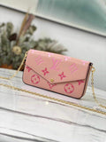 LV M80498 Louis Vuitton F¨¦licie Pochette Bag Pink - luxibagsmall
