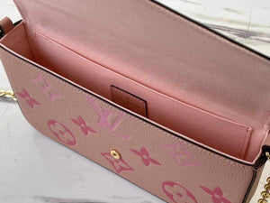 LV M80498 Louis Vuitton F¨¦licie Pochette Bag Pink - luxibagsmall