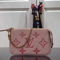 LV M80501 Louis Vuitton Mini Pochette Accessoires Pink - luxibagsmall