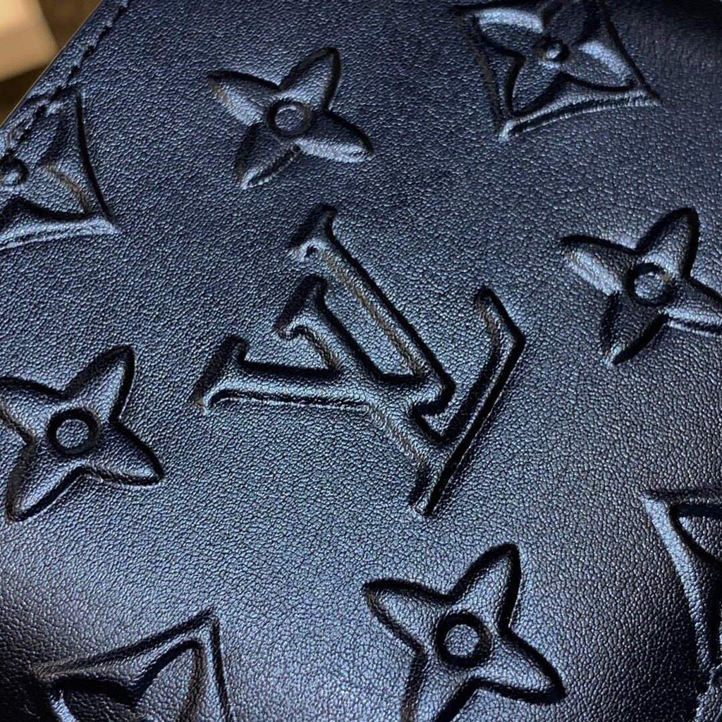 LV M80520 Louis Vuitton Slender Wallet Black Leather