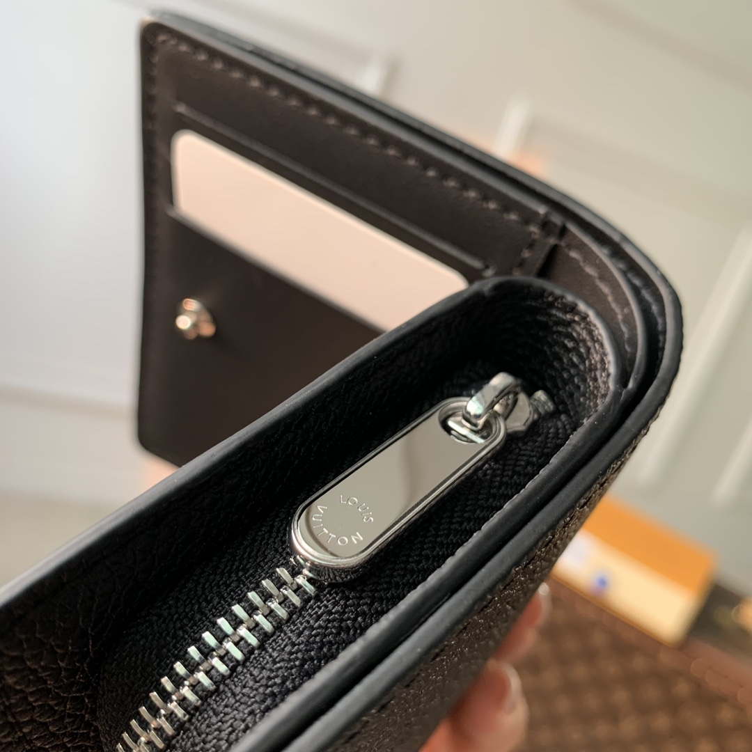 LV M80629 Louis Vuitton Cl¨¦a Wallet Monogram Empreinte Leather Black