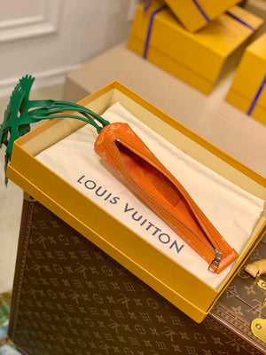 LV M80851 Louis Vuitton Carrot Pouch Orange - Default Title - View 5