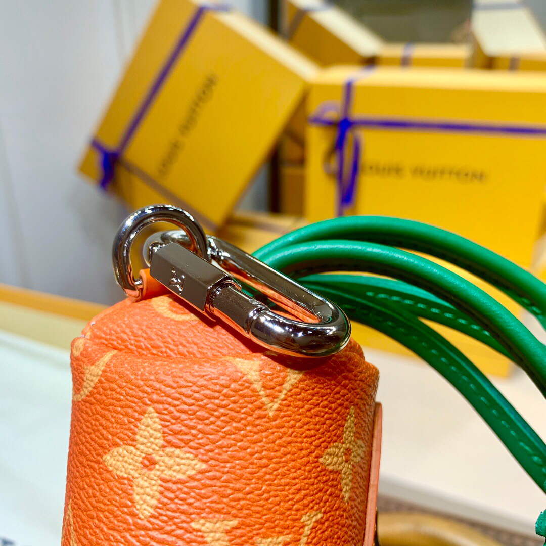 LV M80851 Louis Vuitton Carrot Pouch Orange - Default Title - View 7