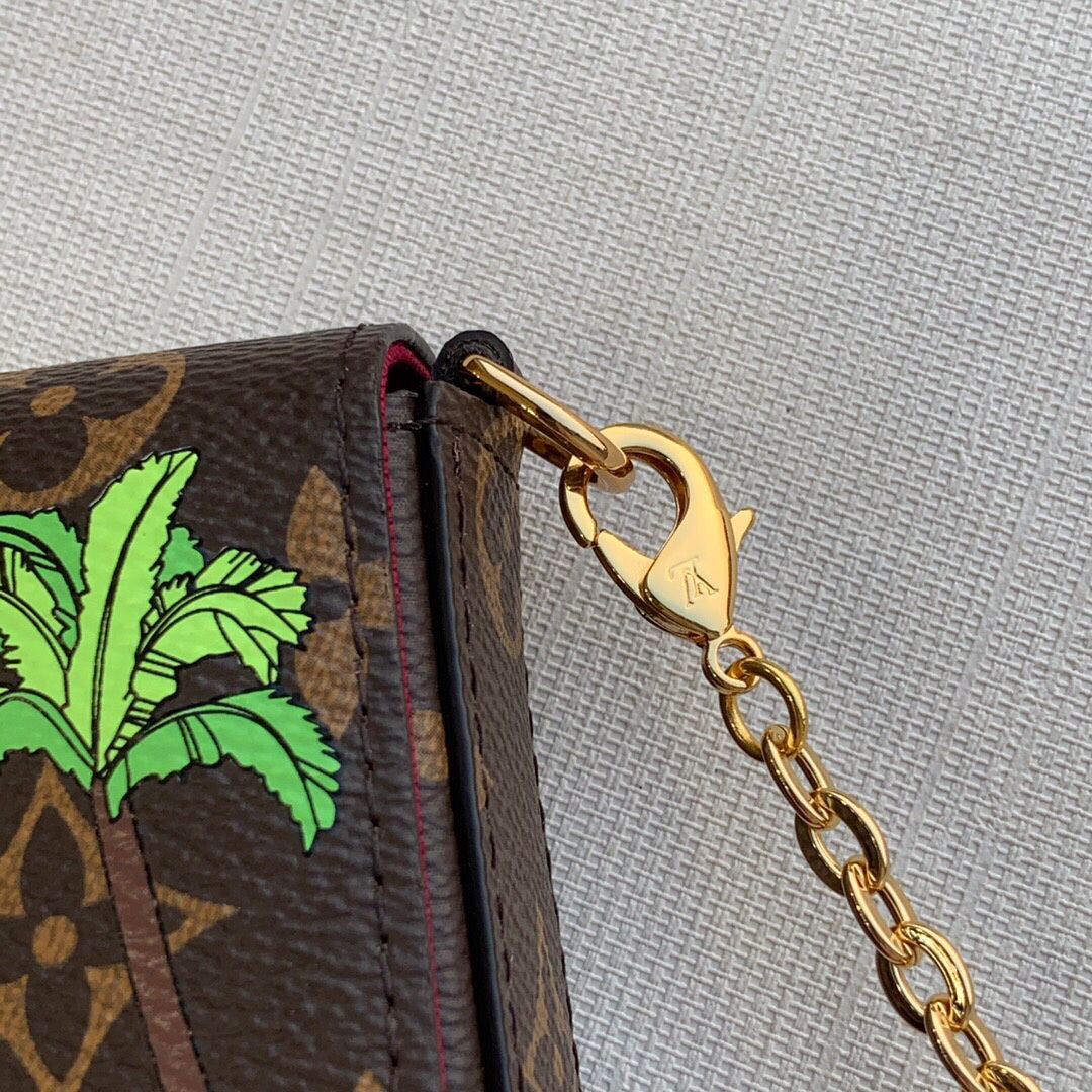 LV M80859 Louis Vuitton Felicie Pochette Monogram - Default Title - View 5