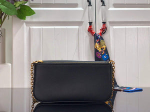LV M80898 Louis Vuitton Lockme Pouch Black - Default Title - View 3
