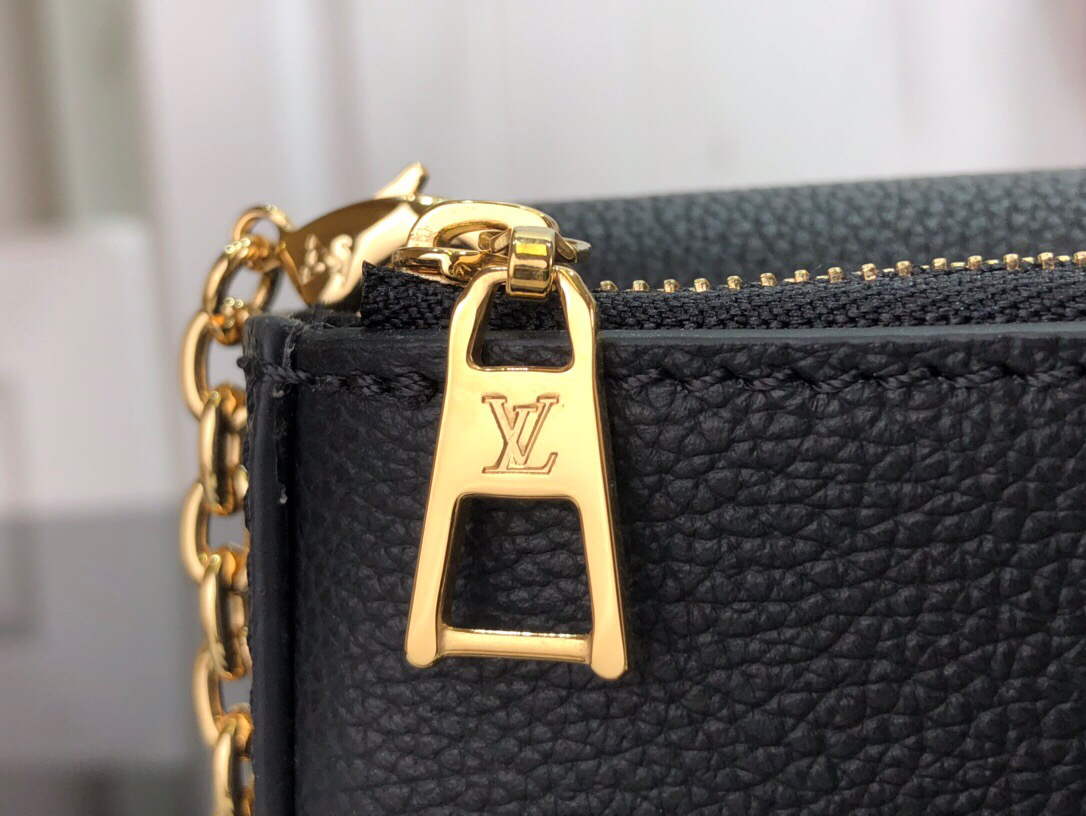 LV M80898 Louis Vuitton Lockme Pouch Black - Default Title - View 5