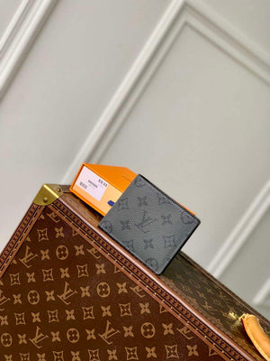 LV M80906 Louis Vuitton Slender Wallet Gray - Default Title - View 1