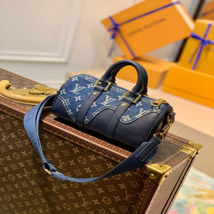 LV M81011 Louis Vuitton Keepall XS Bag M81010 Blue - Default Title - View 2