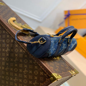 LV M81011 Louis Vuitton Keepall XS Bag M81010 Blue - Default Title - View 3