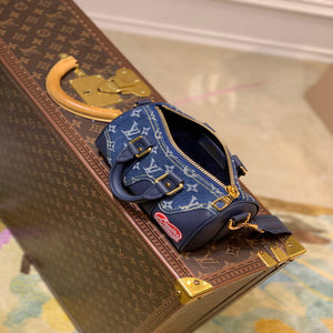 LV M81011 Louis Vuitton Keepall XS Bag M81010 Blue - Default Title - View 8
