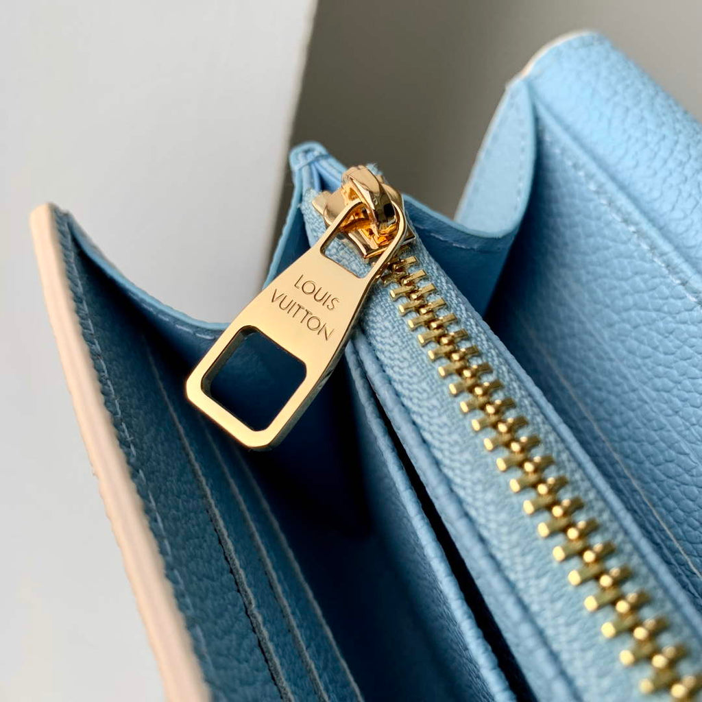 LV M81049 Louis Vuitton Sarah Wallet Blue