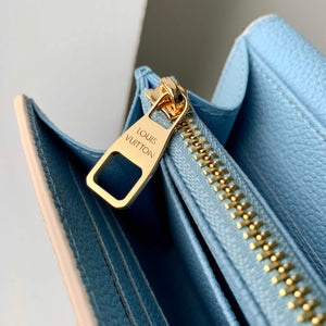 LV M81049 Louis Vuitton Sarah Wallet Blue - Default Title - View 6
