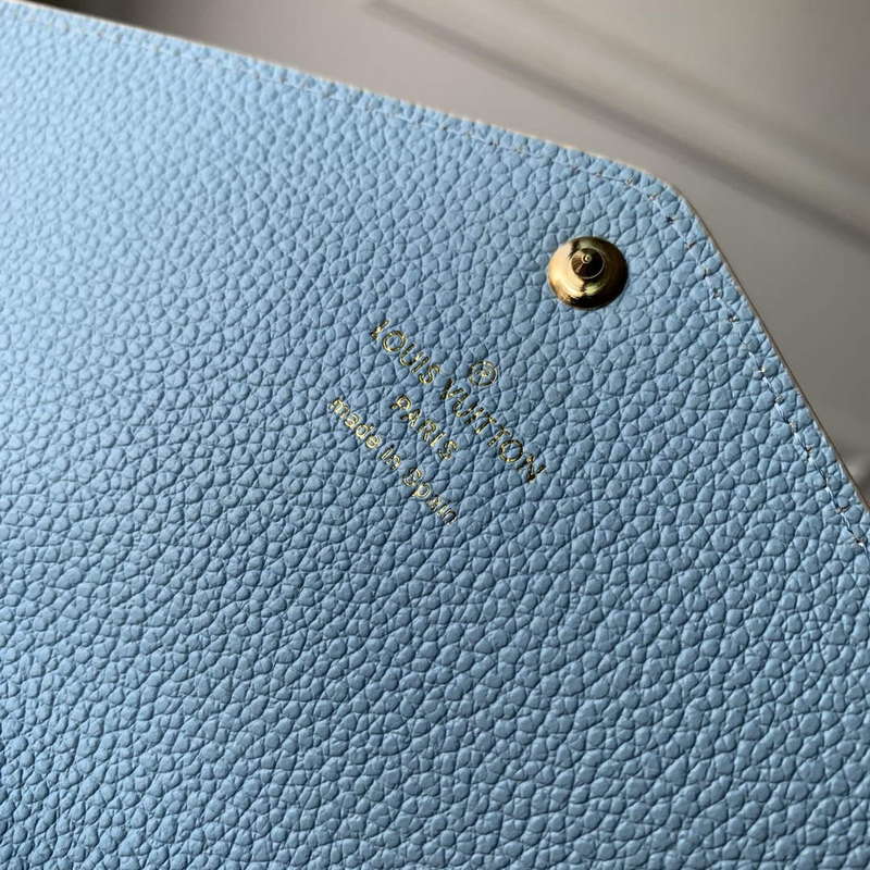 LV M81049 Louis Vuitton Sarah Wallet Blue