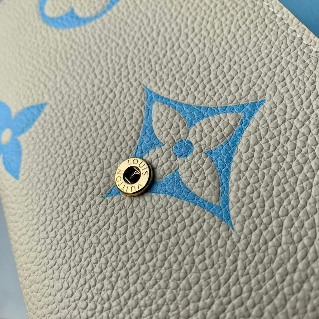 LV M81049 Louis Vuitton Sarah Wallet Blue