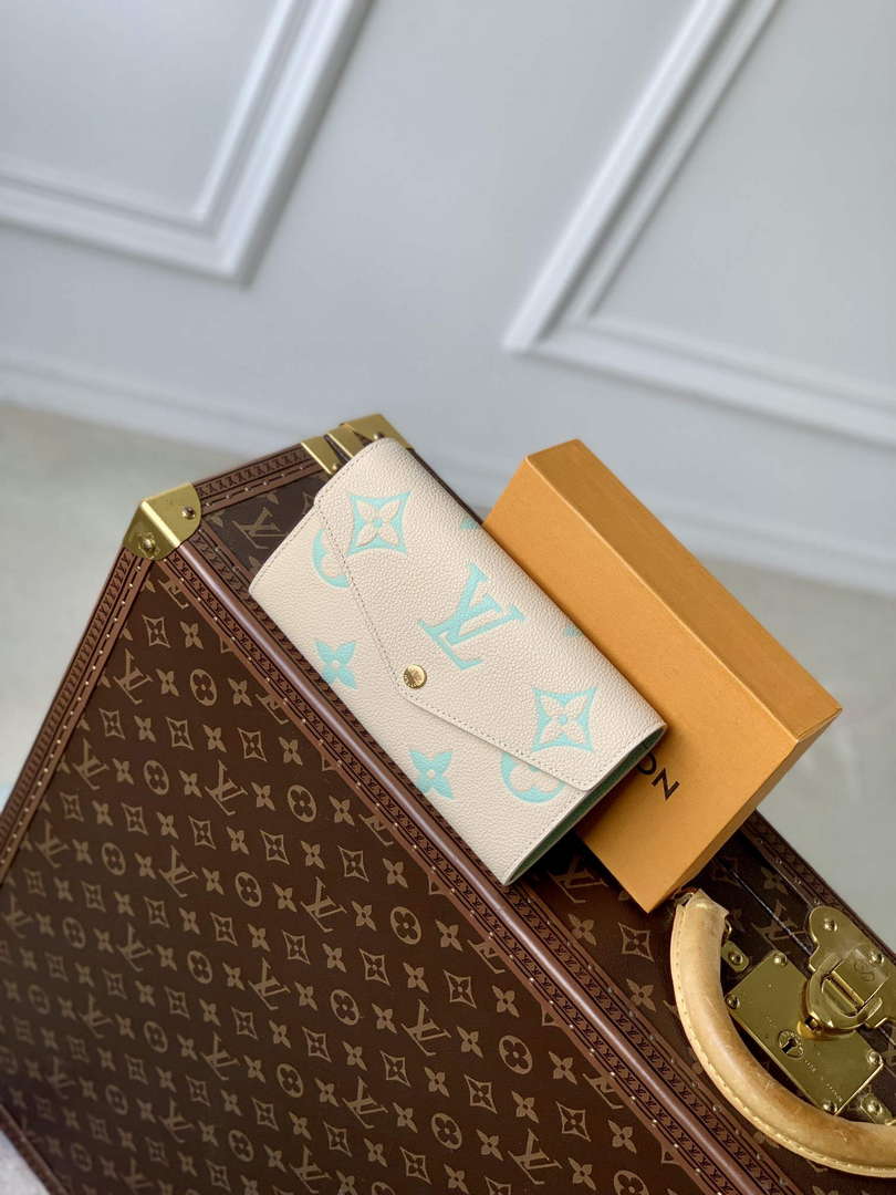 LV M81049 Louis Vuitton Sarah Wallet Matcha green - Default Title - View 2