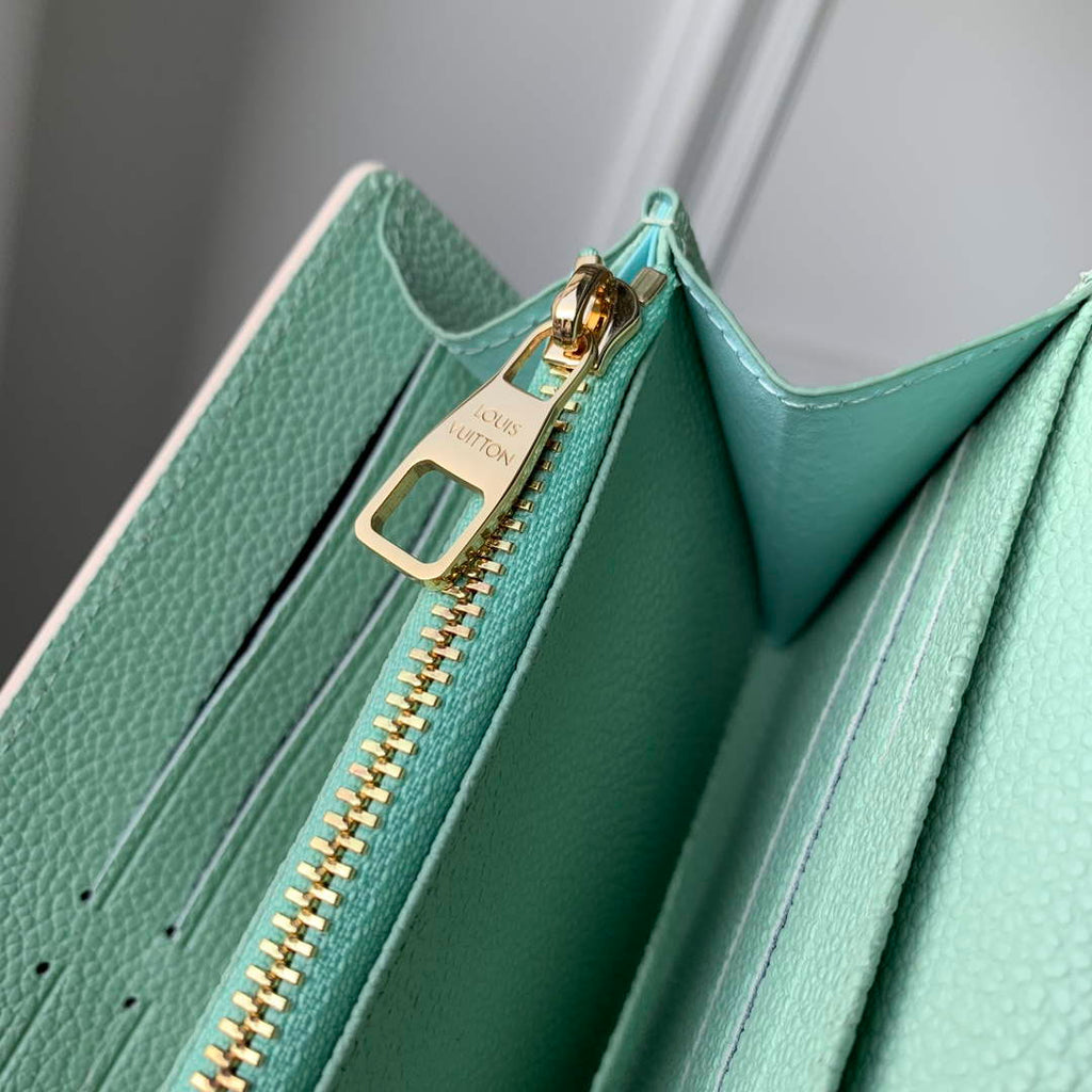 LV M81049 Louis Vuitton Sarah Wallet Matcha green
