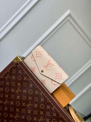 LV M81049 Louis Vuitton Sarah Wallet Pink - Default Title - View 1