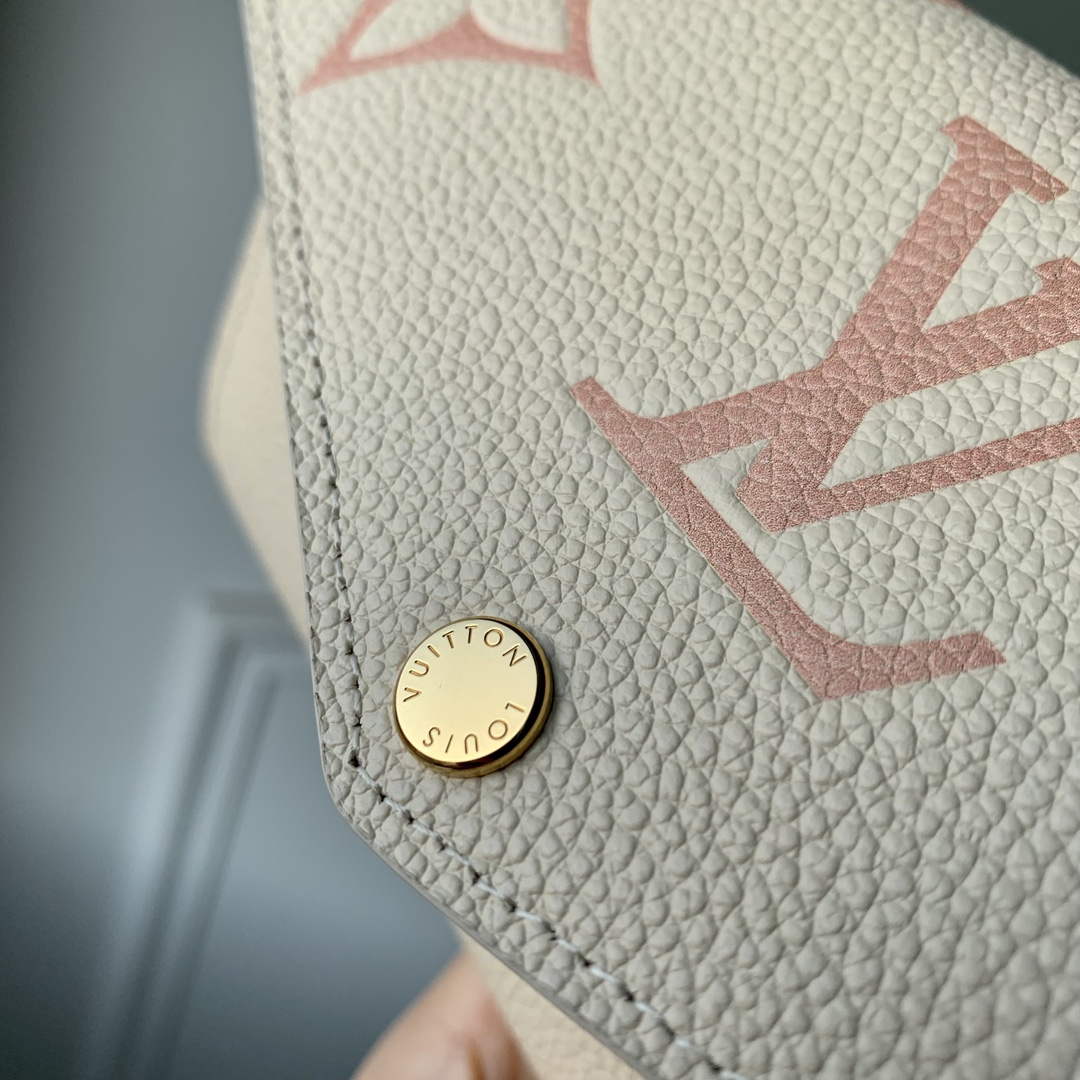 LV M81049 Louis Vuitton Sarah Wallet Pink