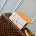 LV M81049 Louis Vuitton Sarah Wallet Taro Purple - Default Title - View 1