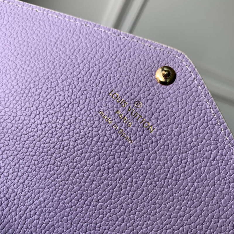 LV M81049 Louis Vuitton Sarah Wallet Taro Purple