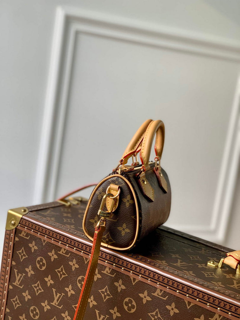 LV M81085 Louis Vuitton Nano Speedy Bag - Default Title - View 3