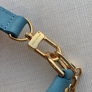 LV M81094 Louis Vuitton Loop Bag Ecru / Blue - Default Title - View 6
