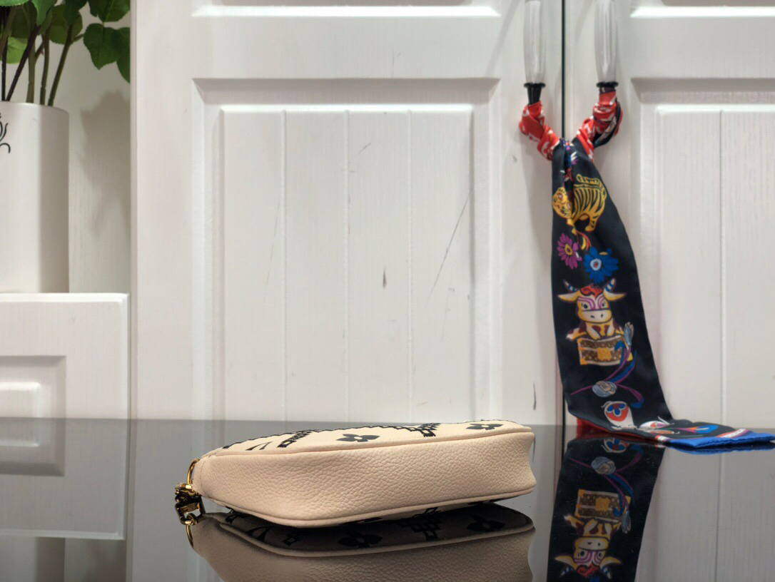LV M81140 Louis Vuitton Mini Pochette Accessoires Bag Beige - Default Title - View 4
