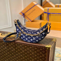 LV M81166 Louis Vuitton Loop Monogram Denim Leather Bag - Default Title - View 1