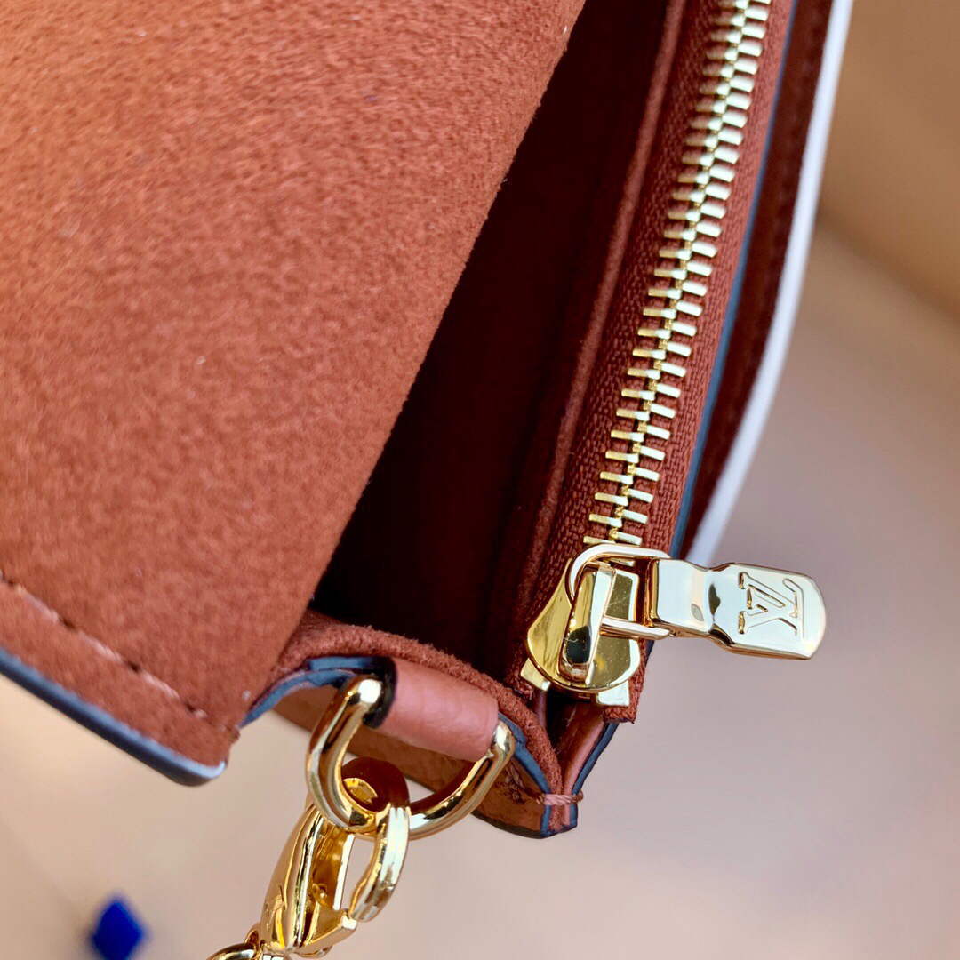 LV M81193 Louis Vuitton Mylockme Chain Pochette Brown - Default Title - View 6