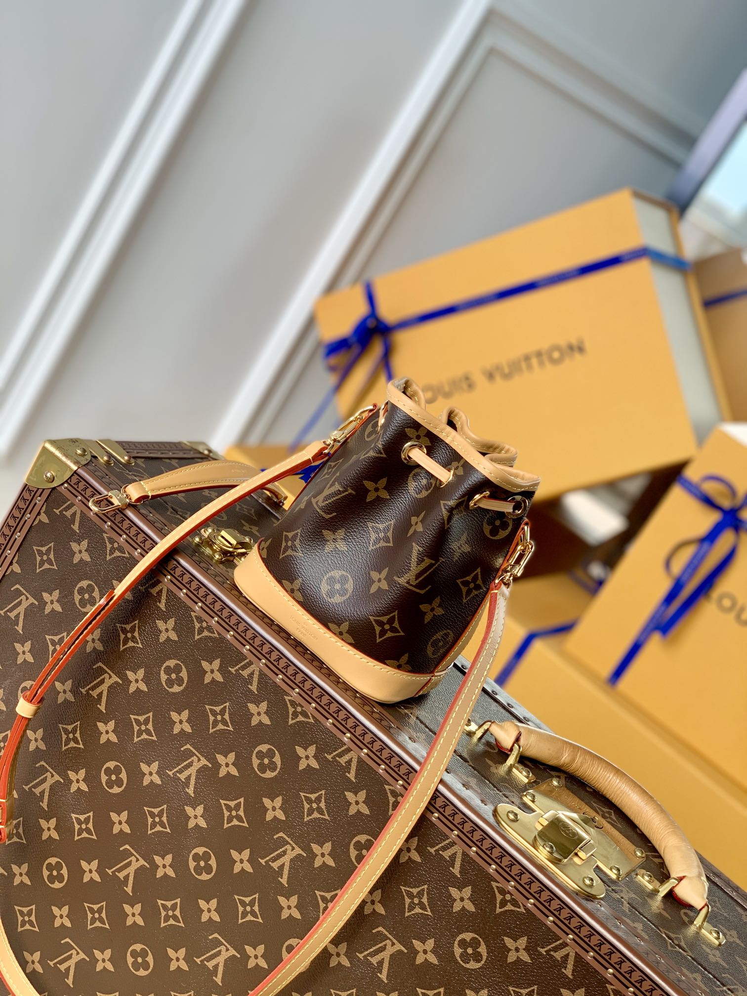 LV M81266 Louis Vuitton Nano Noe Monogram Bag - Default Title - View 2