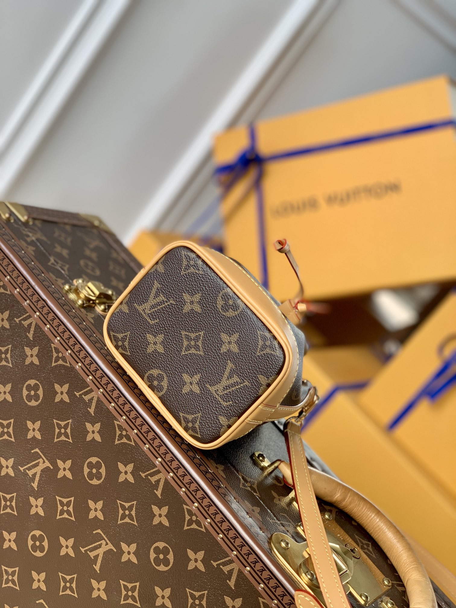 LV M81266 Louis Vuitton Nano Noe Monogram Bag - Default Title - View 4