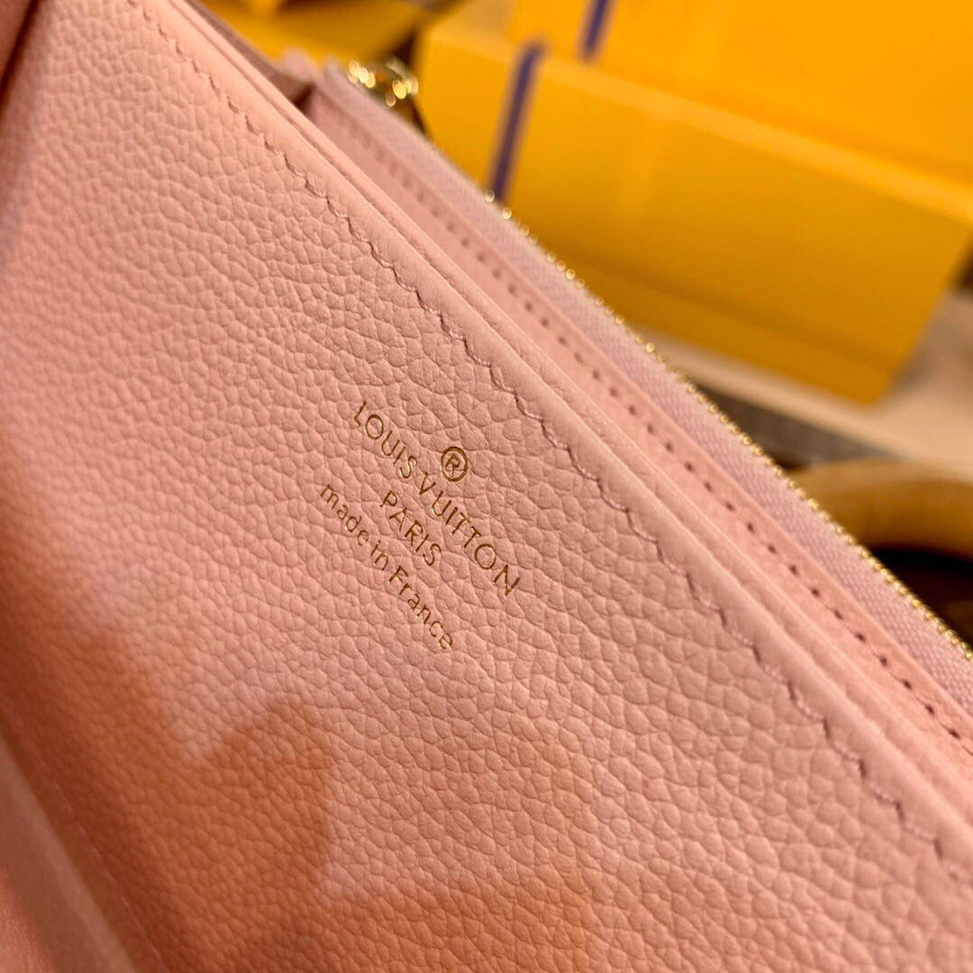 LV M81279 Louis Vuitton Zippy Wallet M81280 Pink