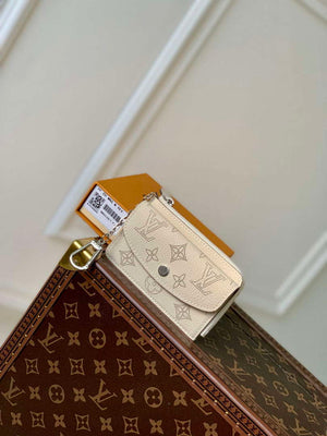 LV M81287 Louis Vuitton Card Holder Recto Verso Beige - Default Title - View 1