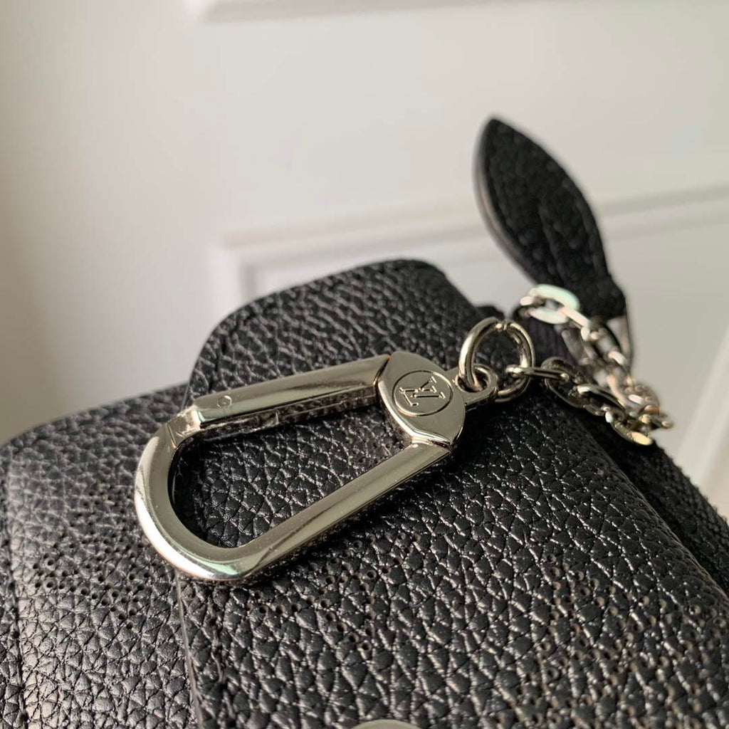 LV M81287 Louis Vuitton Card Holder Recto Verso Black