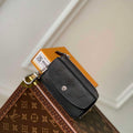LV M81287 Louis Vuitton Card Holder Recto Verso Black - Default Title - View 1