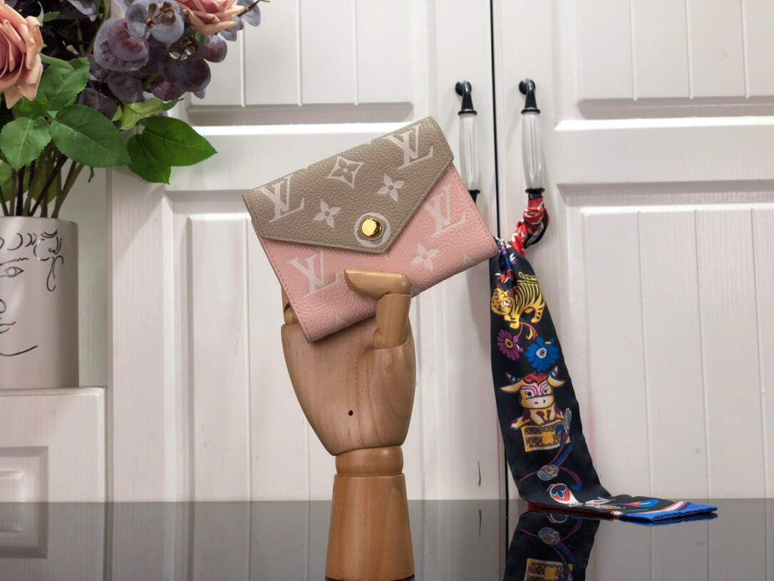 LV M81289 Louis Vuitton Victorine Wallet Pink - Default Title - View 1