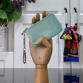 LV M81297 Louis Vuitton Key Pouch Vert d'eau Green - Default Title - View 1