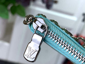 LV M81297 Louis Vuitton Key Pouch Vert d'eau Green - Default Title - View 6