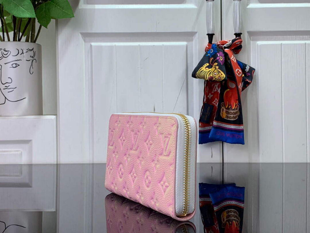 LV M81299 Louis Vuitton Zippy Wallet Pink
