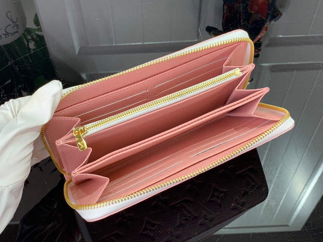 LV M81299 Louis Vuitton Zippy Wallet Pink