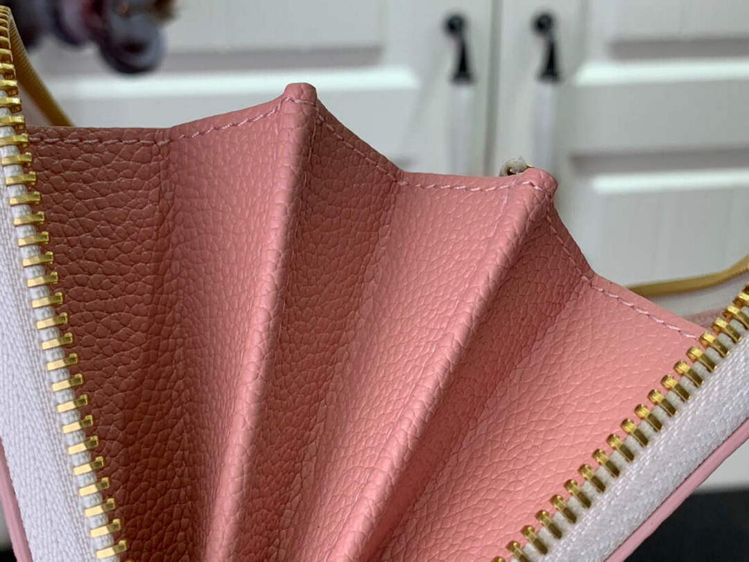 LV M81299 Louis Vuitton Zippy Wallet Pink
