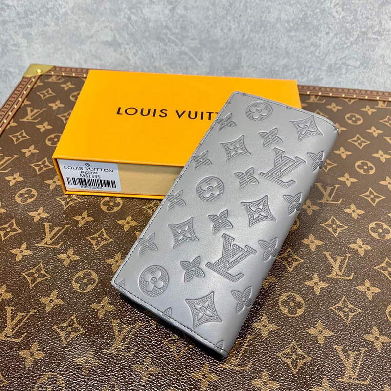 LV M81335 Louis Vuitton Brazza Wallet Anthracite gray