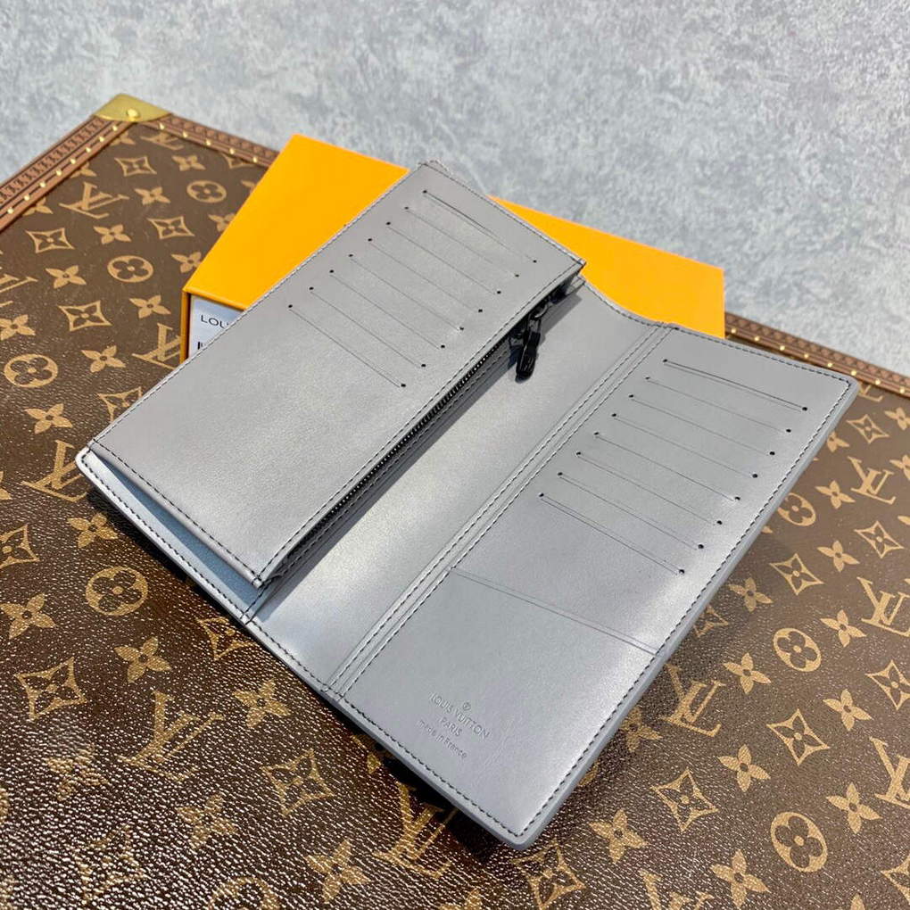 LV M81335 Louis Vuitton Brazza Wallet Anthracite gray
